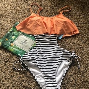 NWT Cupshe Keyhole One Piece sz M